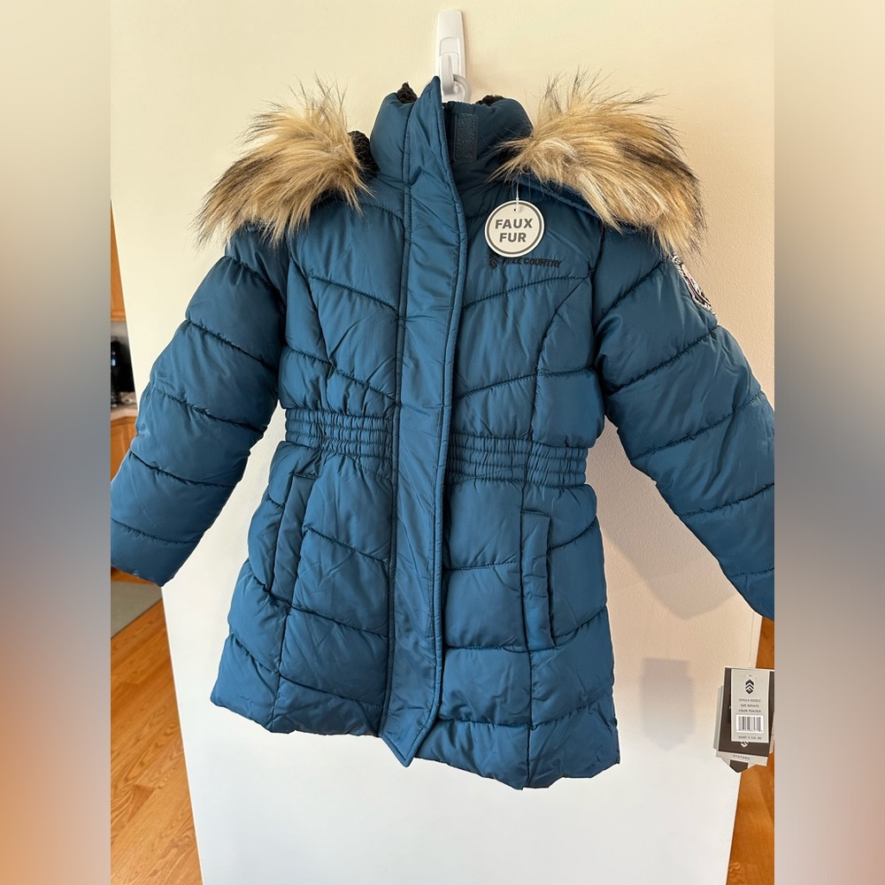 Free Country Girls Peacock Blue 3 in 1 Jacket NWT Various Sizes - Picture 13 of 16